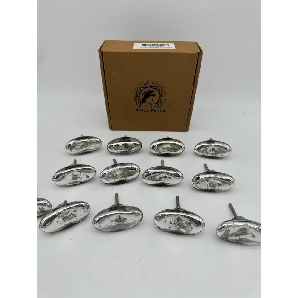 13 Trinca-Ferro Cabinet & Drawer Knobs Maggiroe Mirror Glass